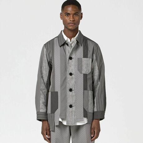 VIKTOR&ROLF(ヴィクター＆ロルフ) NUMBER1パッチワークジャケット 