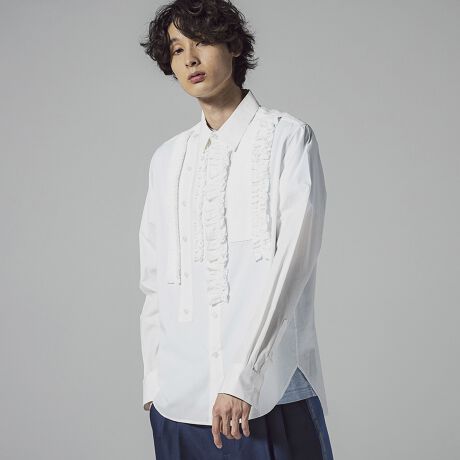VIKTOR&ROLF(ヴィクター＆ロルフ)タキシードラッフルシャツ 