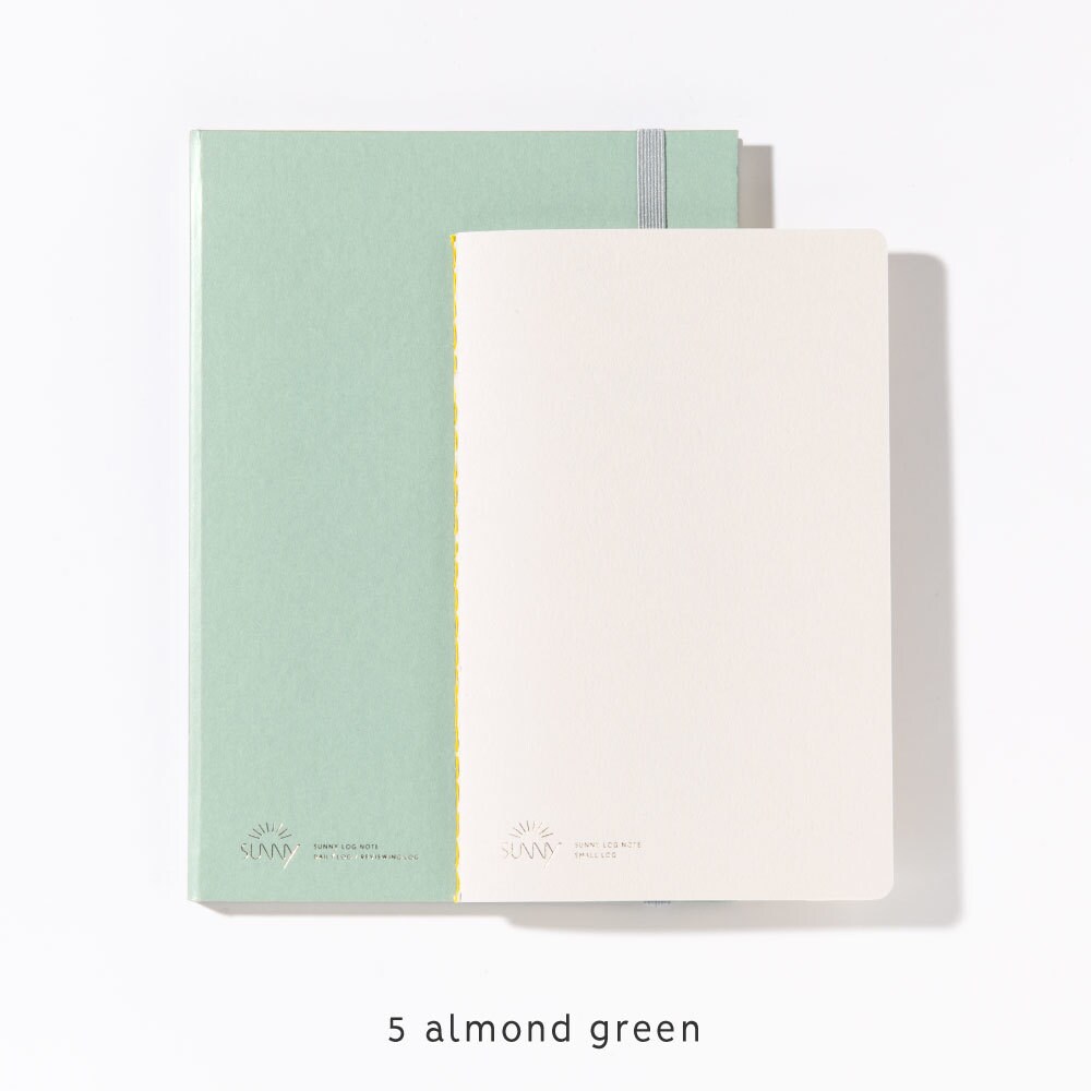 [}C]SUNNY LOG NOTE almond green/CnpubVO iIROHA PUBLISHINGj