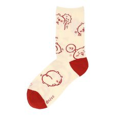 ちいかわ クルー丈  ソックス ちいかわ総柄  レディース