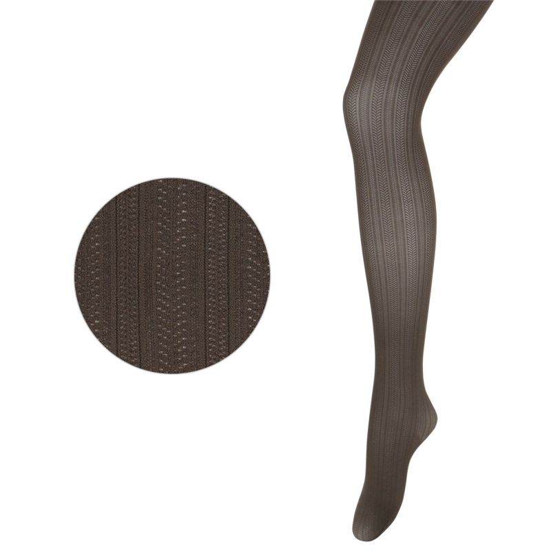 POLO RALPH LAUREN 30D ヘリンボーン柄 タイツ 184-2231 | ポロ ラルフ