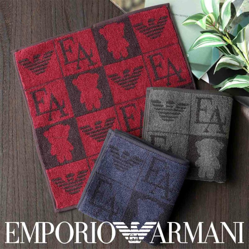 EMPORIO ARMANI マンガベア ハンドタオル 2340-014 | エンポリオ