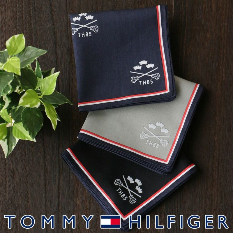 TOMMY HILFIGER メンズ 綿100％ ラクロス柄 ハンカチ 02582159 | トミー ヒルフィガー(Tommy Hilfiger) |  02582159 | ファッション通販 マルイウェブチャネル