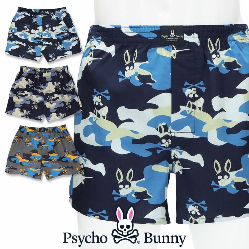 PsychoBunnyCAMOUFLAGEBUNNYWovenBoxerトランクス