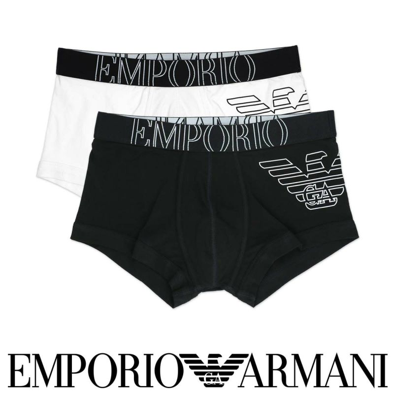 EMPORIO ARMANI BIG EAGLE STRETCH COTTON TRUNK ボクサー