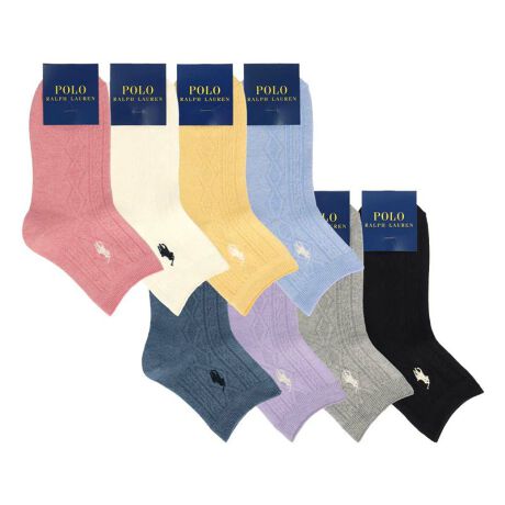 Polo Ralph Lauren レディース ワンポイント ケーブル柄 ショートソックス ポロ ラルフ ローレン Polo Ralph Lauren ファッション通販 マルイウェブチャネル