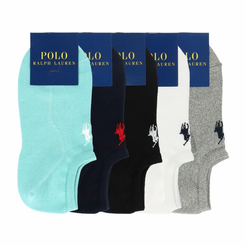 POLO RALPH LAUREN レディース ワイドヒール 足裏メッシュ スニーカー丈ソックス | ポロ ラルフ ローレン(POLO RALPH  LAUREN) | 03207877 | ファッション通販 マルイウェブチャネル