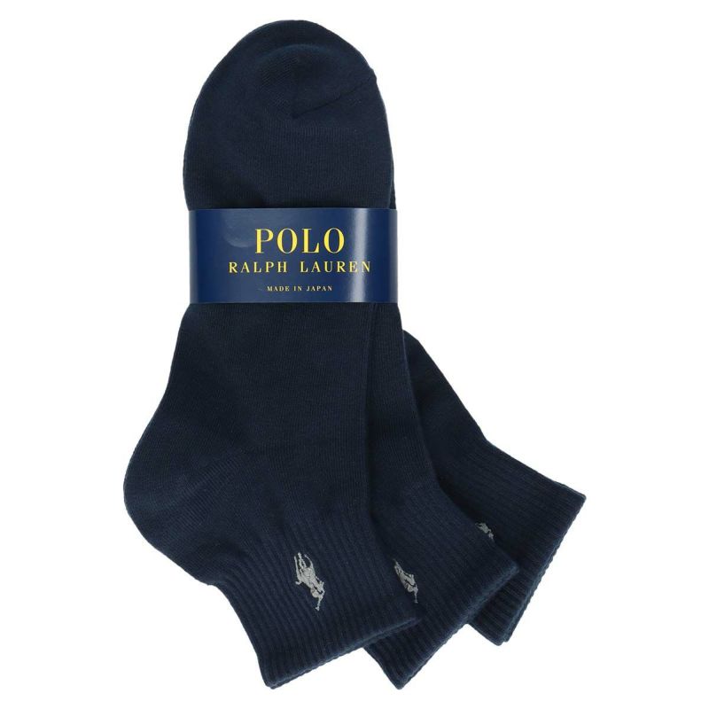 POLO RALPH LAUREN 3足組 日本製 レディース ワンポイント ショート丈