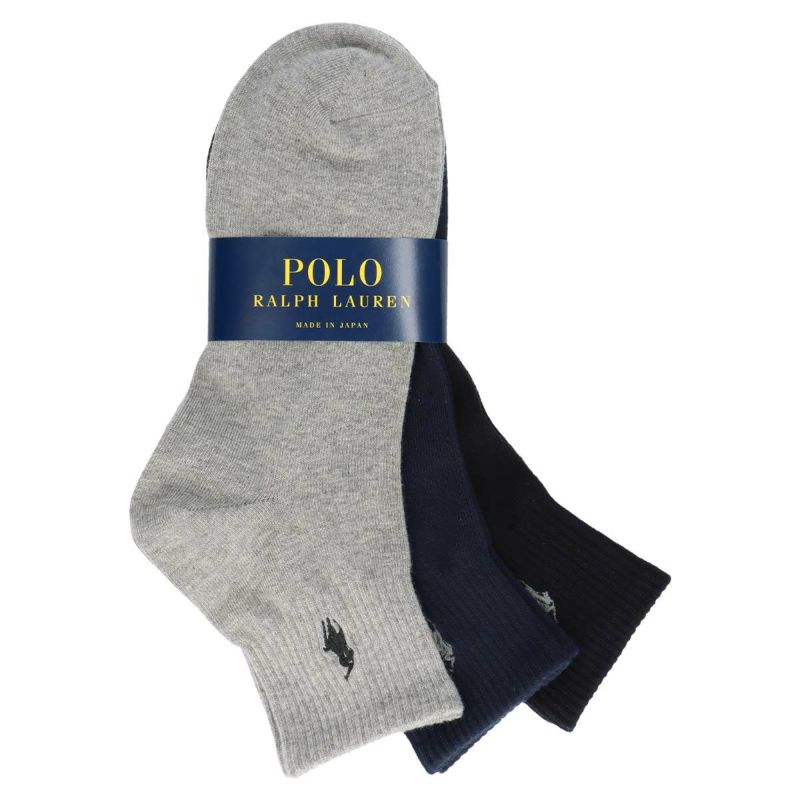 POLO RALPH LAUREN 【3足組】 日本製 メンズ ワンポイント ショート丈 ソックス | ポロ ラルフ ローレン(POLO RALPH  LAUREN) | 92009804 | ファッション通販 マルイウェブチャネル