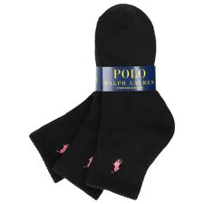 POLO RALPH LAUREN 3足組 アーチサポート レディース ショート丈 ソックス