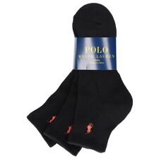 POLO RALPH LAUREN 3足組 メンズ アーチサポート ショート丈ソックス