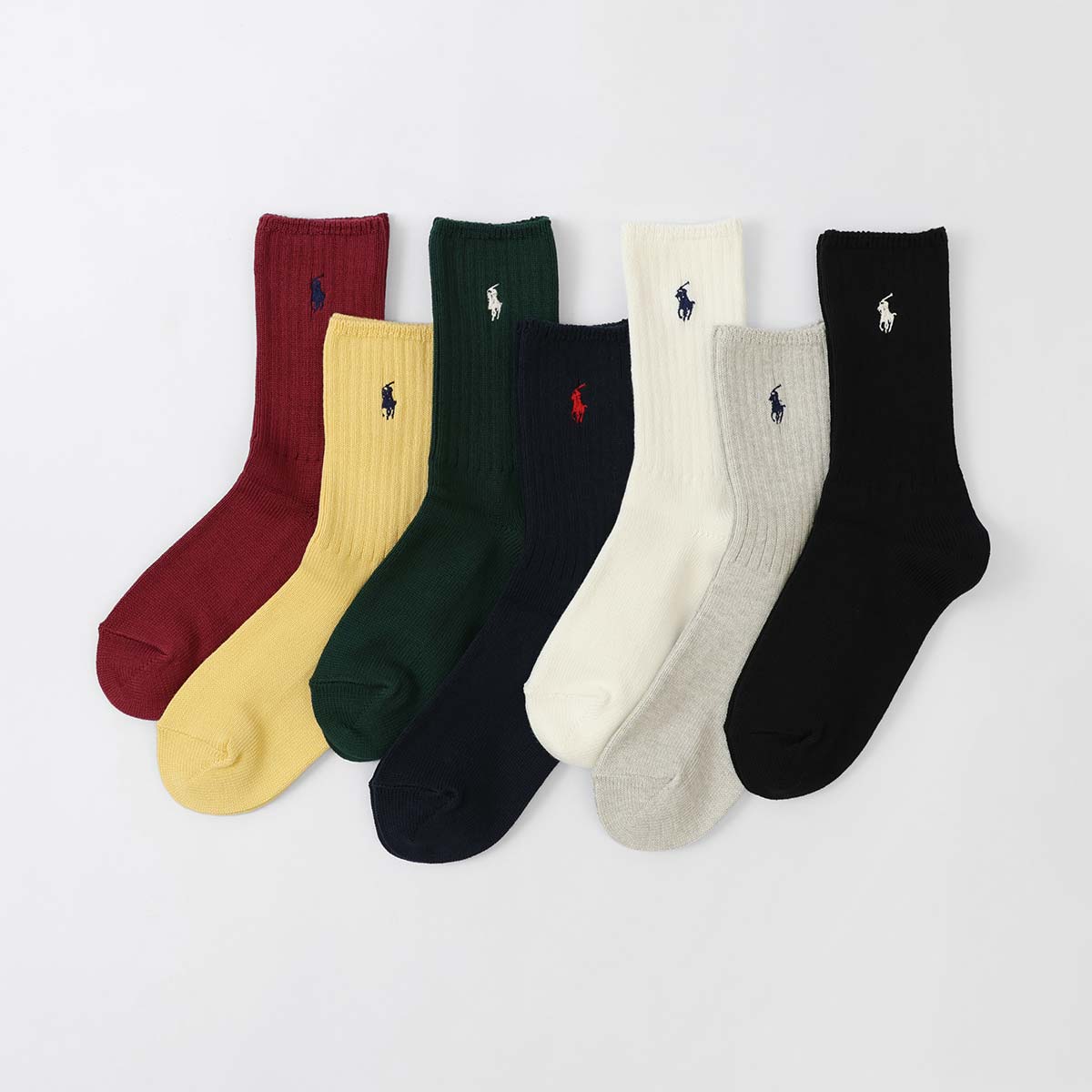 POLO RALPH LAUREN 日本製 レディース ローゲージ クルー&ハイソックス