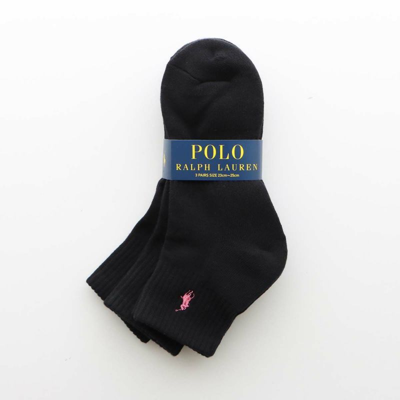 POLO RALPH LAUREN 3足組 レディース ワンポイント ショート丈