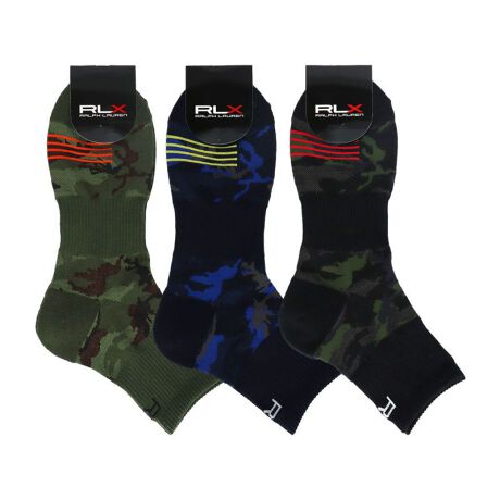 POLO RALPH LAUREN RLX 日本製 ポリジン加工 カモ柄 ショート丈 