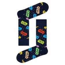 Happy Socks×Star Wars ユニセックス スター・ウォーズ ロゴ クルー丈 ソックス