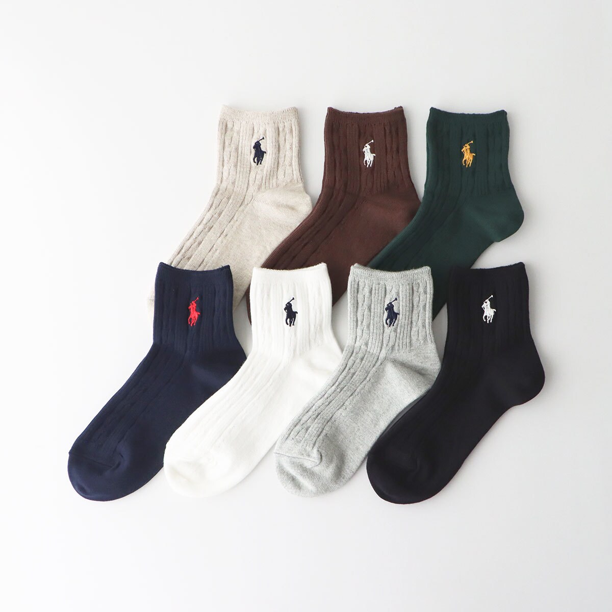 【Ralph Lauren】ポロベア 刺繍入り 上質クルーソックス Ralph Lauren】ポロベア 刺繍入り 上質クルーソックス Amazon.co