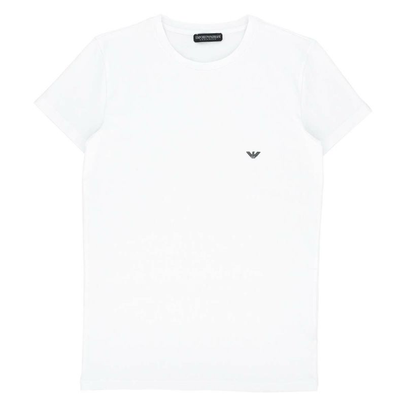 【EMPORIO ARMANI】ロゴ コットン クルーネック 半袖 Tシャツ EMPORIO ARMANI アルマーニ ストレッチコットン クルーネック