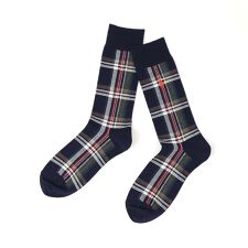 ポロ ラルフ ローレン(POLO RALPH LAUREN)のポロラルフローレン オーガニックコットン混 マドラスチェック柄 クルー丈 メンズ ソックス