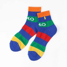 ポロ ラルフ ローレン(POLO RALPH LAUREN)のポロラルフローレン アーチサポート オーガニックコットン混 カラーポロ ショート丈ソックス