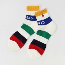 ポロ ラルフ ローレン(POLO RALPH LAUREN)のポロラルフローレン アーチサポート オーガニックコットン混 カラーポロ ショート丈ソックス