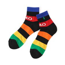 ポロ ラルフ ローレン(POLO RALPH LAUREN)のポロラルフローレン アーチサポート オーガニックコットン混 カラーポロ ショート丈ソックス