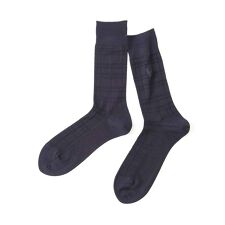 POLO RALPH LAUREN 抗菌防臭 ビジネスソックス リンクチェック クルー丈 メンズ