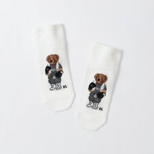 ポロラルフローレン オーガニックコットン混 ボクシングポロベア スニーカー丈 レディース ソックス