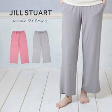 ジル スチュアート(JILL STUART)のJILL STUART レーヨンパンツ ロングワイドパンツ ルームウェア レディース