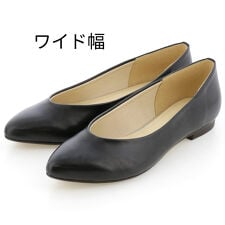 【ワイド幅/1.5cmヒール】ポインテッドトゥ＊幅が選べるパンプス