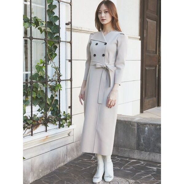ノースリサイドリボンワンピース CELFORD 36 ノースリサイドリボンワンピース(デイリーワンピース)｜DRESS