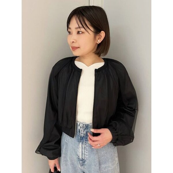 今期美品セルフォード チュールシアーブルゾン チュールシアーブルゾン(ジャケット・ブルゾン)｜OUTER