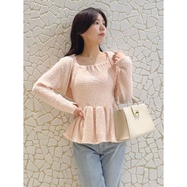 セルフォード ボレロセットペプラムトップス ブラック ボレロセットペプラムトップス(カーディガン)｜TOPS（トップス