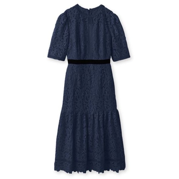 franchelippee フランシュリッペ 大人レーシーマキシワンピース　美品 franchelippee フランシュリッペ 大人レーシーマキシワンピース