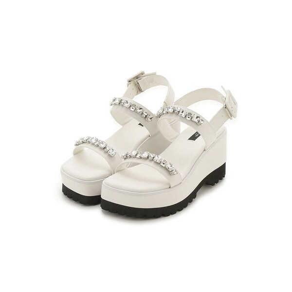 ビジュー付きボリュームサンダル | セルフォード(CELFORD) | マルイ