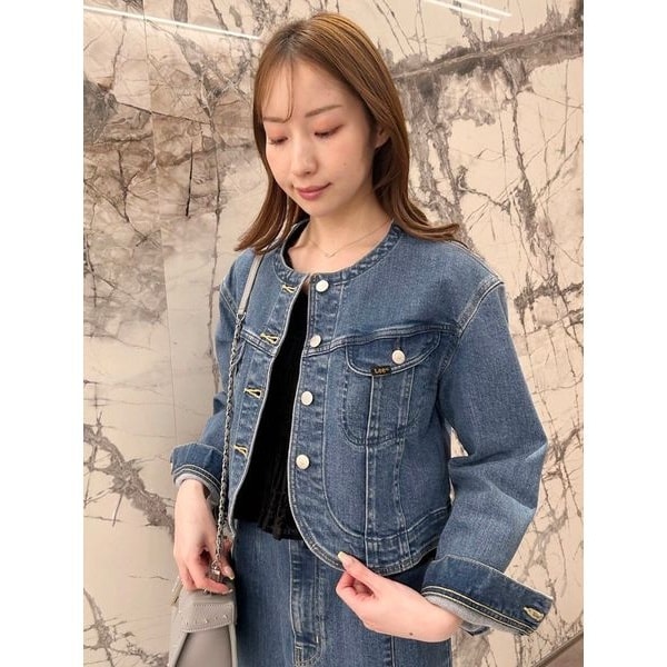 INSCRIRE /アンスクリア】Denim Riders Jacket：デニム