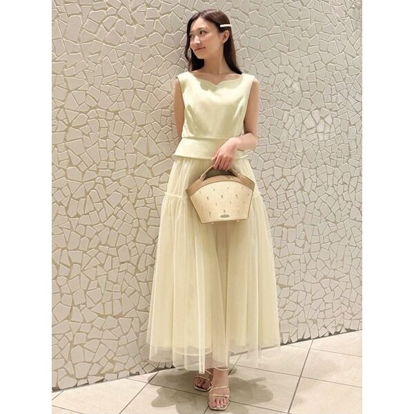 ♡最終値下げ♡ CELFORD ハートネックチュールドレス CELFORD｜ハートネックチュールドレス | Rakuten Fashion(楽天