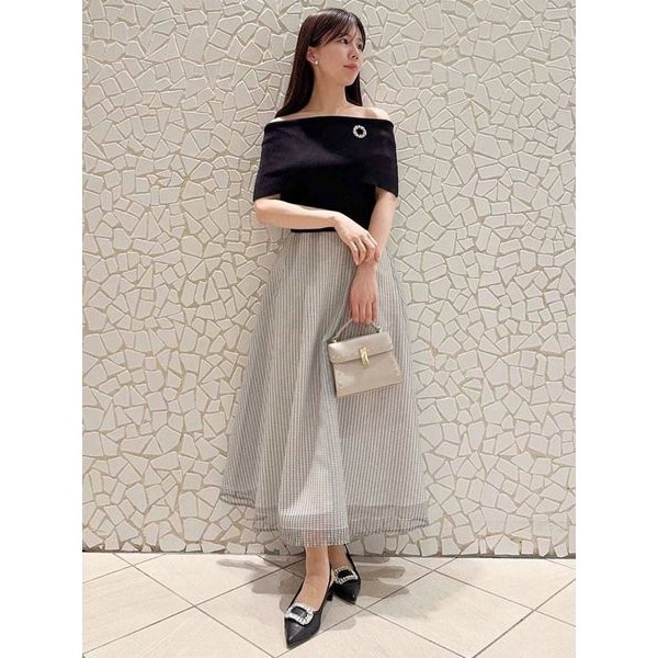 ノースリサイドリボンワンピース CELFORD 36 ノースリサイドリボンワンピース(デイリーワンピース)｜DRESS