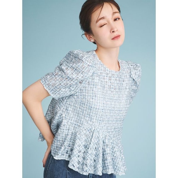 リボンモチーフカットソー リボンモチーフカットソー（カットソー/Tシャツ）｜CELFORD