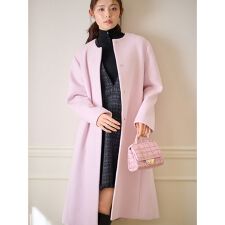 セルフォード(CELFORD)のカシミヤ混ノーカラーコート
