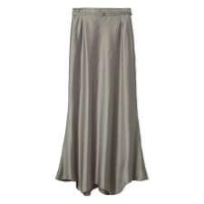 ベルト付きサテンナロースカート