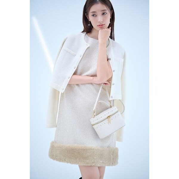 CELFORD（セルフォード）チャームポケットカーディガン　オフホワイト チャームポケットカーディガン(カーディガン)｜TOPS（トップス