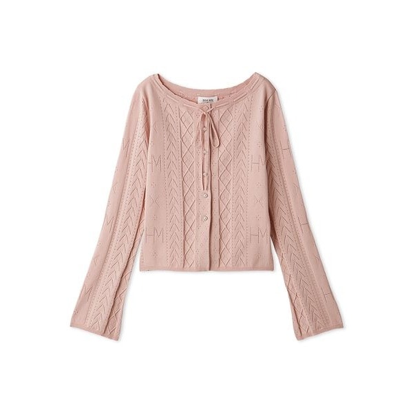 【新品タグ付】CELFORD ツイードドッキングニットカーディガン 36 ツィードドッキングニットカーディガン(カーディガン)｜TOPS（トップス