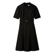 ベルト付きミニワンピース