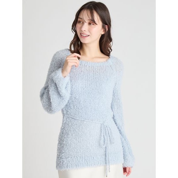 CELFORD セルフォード スキッパーペプラムニットプル 半袖ニット