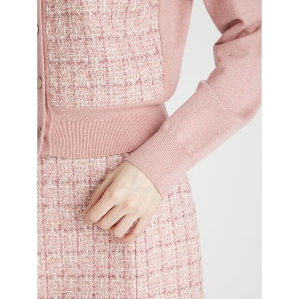 ツィードドッキングニットカーディガン | セルフォード(CELFORD