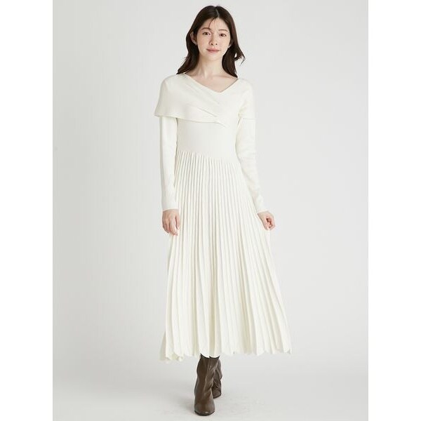 アシメオフショルニットワンピース | セルフォード(CELFORD) | マルイ