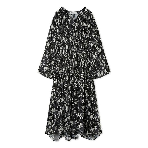 フラワープリントプリーツワンピース | セルフォード(CELFORD