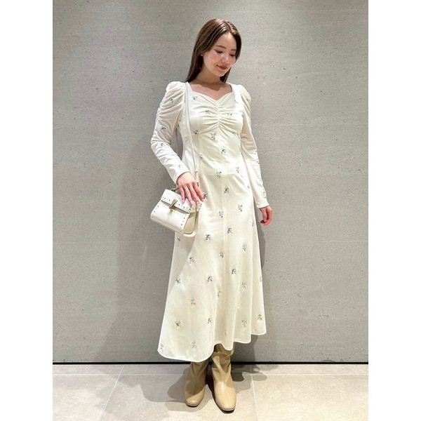 フラワープリントフレアワンピース | セルフォード(CELFORD) | マルイ