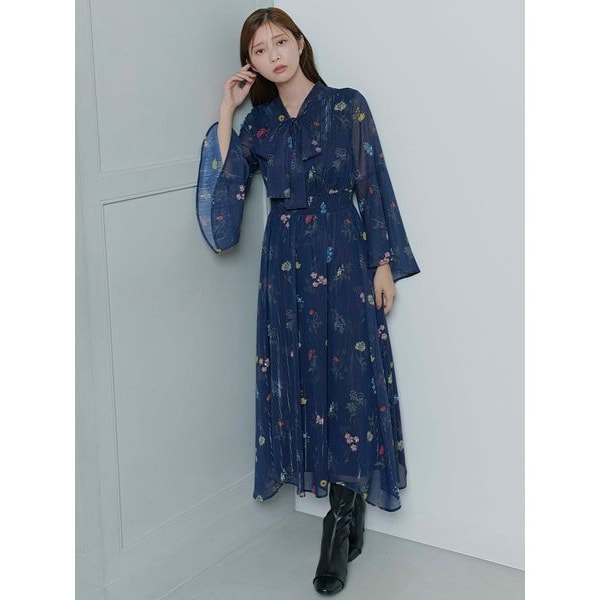 CELFORD ツイストデザインノースリワンピース ツイストデザインノースリワンピース(デイリーワンピース