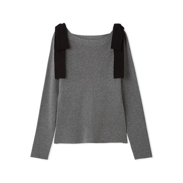 フレイアイディー　ウォッシャブルカシミヤシルクボートネックニット ウォッシャブルカシミヤシルクボートネックニット／ウォッシャブル